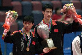 Yan-Wang duo wins men's doubles final